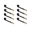 Tie 4 Safe 2" x 10' Wheel Lasso Lift Strap w/ Flat Snap Hook Tow Dolly Black, 8PK TWS21-2510-M3-BLK-C-8 - alternate 1